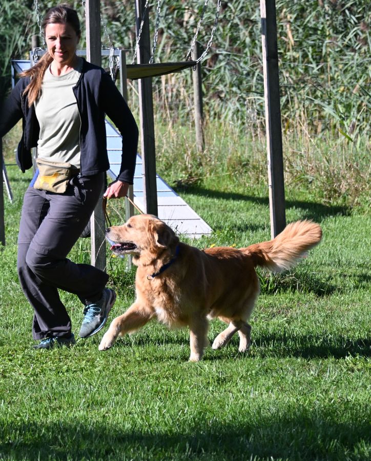Sonja mit Sami am Wesenstest in Kreuzlingen