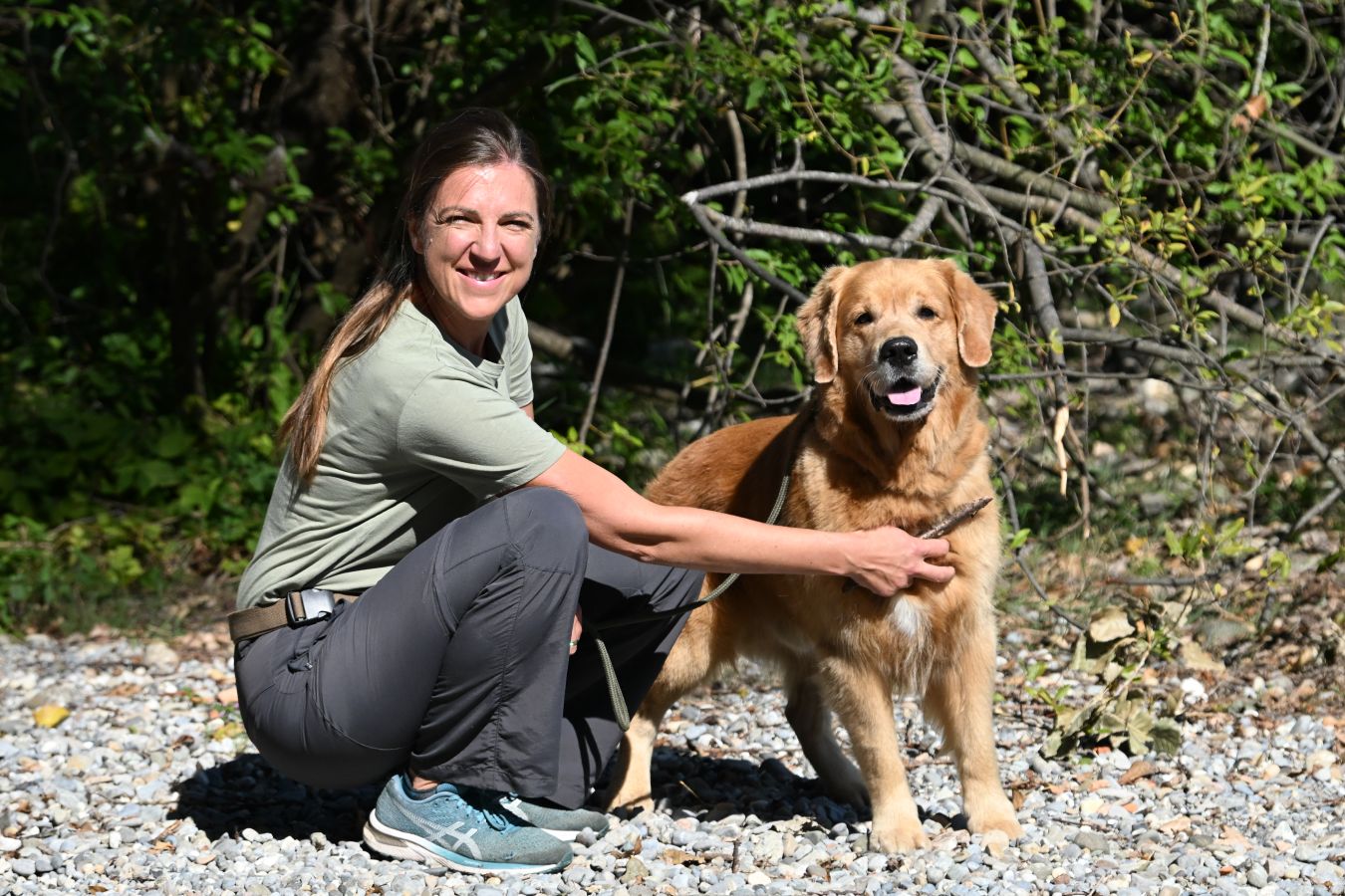 Sonja mit Sami am Wesenstest in Kreuzlingen