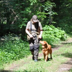 Aileen am 30.07.2019 beim Dummytraining im Bregenzerwald
